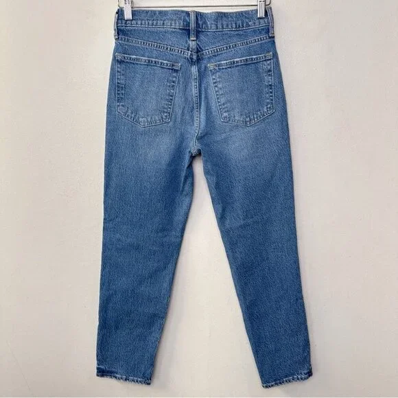 Gap Womens 26 Cheeky High Rise Straight Leg Medium Wash Jeans - Picture 16 of 16